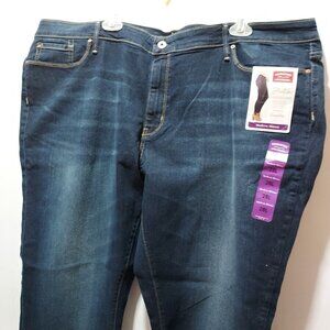 Signature Levi Strauss Stretch Mid-Rise Women's Modern Skinny Jeans Size 28L NEW